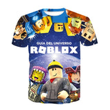 Game Roblox T-shirts Sports Summer Top Tees Unisex for Kids & Adults