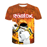 Game Roblox T-shirts Sports Summer Top Tees Unisex for Kids & Adults