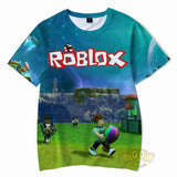 Game Roblox T-shirts Sports Summer Top Tees Unisex for Kids & Adults