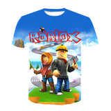 Game Roblox T-shirts Sports Summer Top Tees Unisex for Kids & Adults