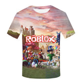 Game Roblox T-shirts Sports Summer Top Tees Unisex for Kids & Adults