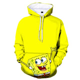 SpongeBob SquarePants Hoodie 3D All Over Print Pullover Sweatshirt
