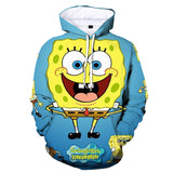 SpongeBob SquarePants Hoodie 3D All Over Print Pullover Sweatshirt