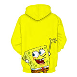 SpongeBob SquarePants Hoodie 3D All Over Print Pullover Sweatshirt