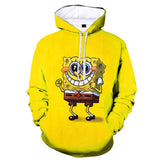 Sponge Bob Square Pants Hoodie 3D All Over Print Boys Girls Sweatshirt