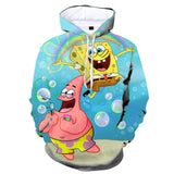 Sponge Bob Square Pants Hoodie 3D All Over Print Boys Girls Sweatshirt