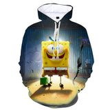 Sponge Bob Square Pants Hoodie 3D All Over Print Boys Girls Sweatshirt