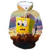 SpongeBob SquarePants Hoodie 3D All Over Print Pullover Sweatshirt