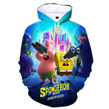 Sponge Bob Square Pants Hoodie 3D All Over Print Boys Girls Sweatshirt