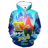 Sponge Bob Square Pants Hoodie 3D All Over Print Boys Girls Sweatshirt