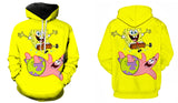 Sponge Bob Square Pants Hoodie 3D All Over Print Boys Girls Sweatshirt