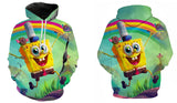 Sponge Bob Square Pants Hoodie 3D All Over Print Boys Girls Sweatshirt