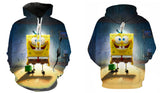 Sponge Bob Square Pants Hoodie 3D All Over Print Boys Girls Sweatshirt