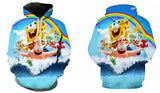 Sponge Bob Square Pants Hoodie 3D All Over Print Boys Girls Sweatshirt