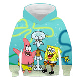 SpongeBob SquarePants Hoodie 3D All Over Print Pullover Sweatshirt