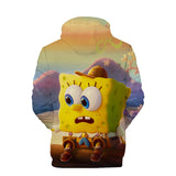 SpongeBob SquarePants Hoodie 3D All Over Print Pullover Sweatshirt