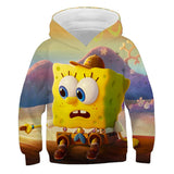 SpongeBob SquarePants Hoodie 3D All Over Print Pullover Sweatshirt
