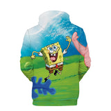 SpongeBob SquarePants Hoodie 3D All Over Print Pullover Sweatshirt