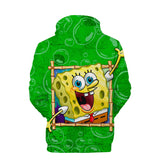 SpongeBob SquarePants Hoodie 3D All Over Print Pullover Sweatshirt