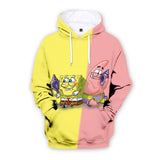 SpongeBob SquarePants Hoodie 3D All Over Print Pullover Sweatshirt