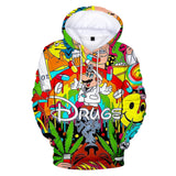 Super Mario Bros 3D Graphic Print Casual Hoodie Jumper - Unisex for Kids and Adults