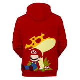 Super Mario Bros 3D Graphic Print Casual Hoodie Jumper - Unisex for Kids and Adults