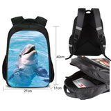 3 Packs Game Super Mario Casual Backpack + Shoulder Bag + Pencil Bag