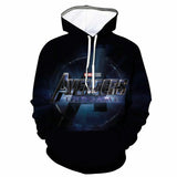 The Avengers Endgame All Super Heros Marvel Hoodies 3D Print Pullover Sweatshirt