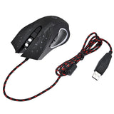 5500dpi Optical USB Wired 6-Color LED Gaming Mouse