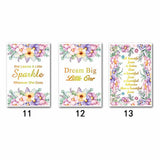 Flower Motivation Wall Poster Canvas Art Prints Painting Decor