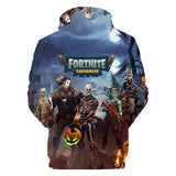 Unisex 3D Print Fortnite Halloween Hoodie Trend Jumper Clothes