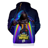 Unisex Fortnite Dark Voyager Hoodie 3D Print Drawstring Jumper Clothes
