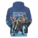 Fortnite Royal Battle Hoodie Unisex 3D Color Printing Pullover Sweatshirt