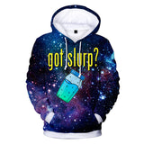 Unisex Fortnite Got Slurp Juice Starry Hoodie for Kids Youth Adult