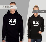 Unisex Marshmello Smile Pullover Cotton Casual Hoodie