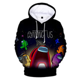 Among Us Game Hoodie 3D Print Long Sleeve Hoody Jumper Unisex for Kids and Adults
