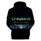Among Us Game Hoodie 3D Print Long Sleeve Hoody Jumper Unisex for Kids and Adults