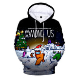 Among Us Game Hoodie 3D Print Long Sleeve Hoody Jumper Unisex for Kids and Adults