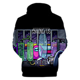 Among Us Game Hoodie 3D Print Long Sleeve Hoody Jumper Unisex for Kids and Adults