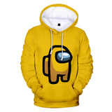 Among Us Game Hoodie 3D Print Long Sleeve Hoody Jumper Unisex for Kids and Adults