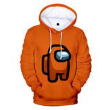 Among Us Game Hoodie 3D Print Long Sleeve Hoody Jumper Unisex for Kids and Adults