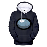 Among Us Game Hoodie 3D Print Long Sleeve Hoody Jumper Unisex for Kids and Adults