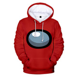Among Us Game Hoodie 3D Print Long Sleeve Hoody Jumper Unisex for Kids and Adults