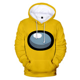 Among Us Game Hoodie 3D Print Long Sleeve Hoody Jumper Unisex for Kids and Adults