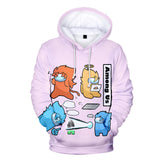 Among Us Game Hoodie 3D Print Long Sleeve Hoody Jumper Unisex for Kids and Adults
