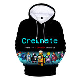 Among Us Game Hoodie 3D Print Long Sleeve Hoody Jumper Unisex for Kids and Adults
