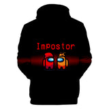 Among Us Game Hoodie 3D Print Long Sleeve Hoody Jumper Unisex for Kids and Adults