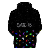 Among Us Game Hoodie 3D Print Long Sleeve Hoody Jumper Unisex for Kids and Adults