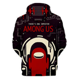Among Us Game Hoodie 3D Print Long Sleeve Hoody Jumper Unisex for Kids and Adults