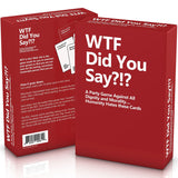 WTF Did You Say Party Game Cards